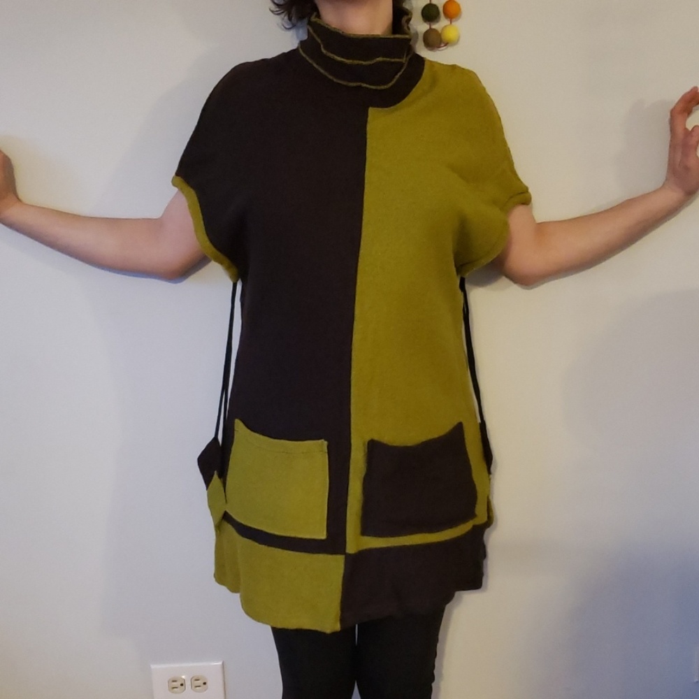 Unique beautiful wool tunic